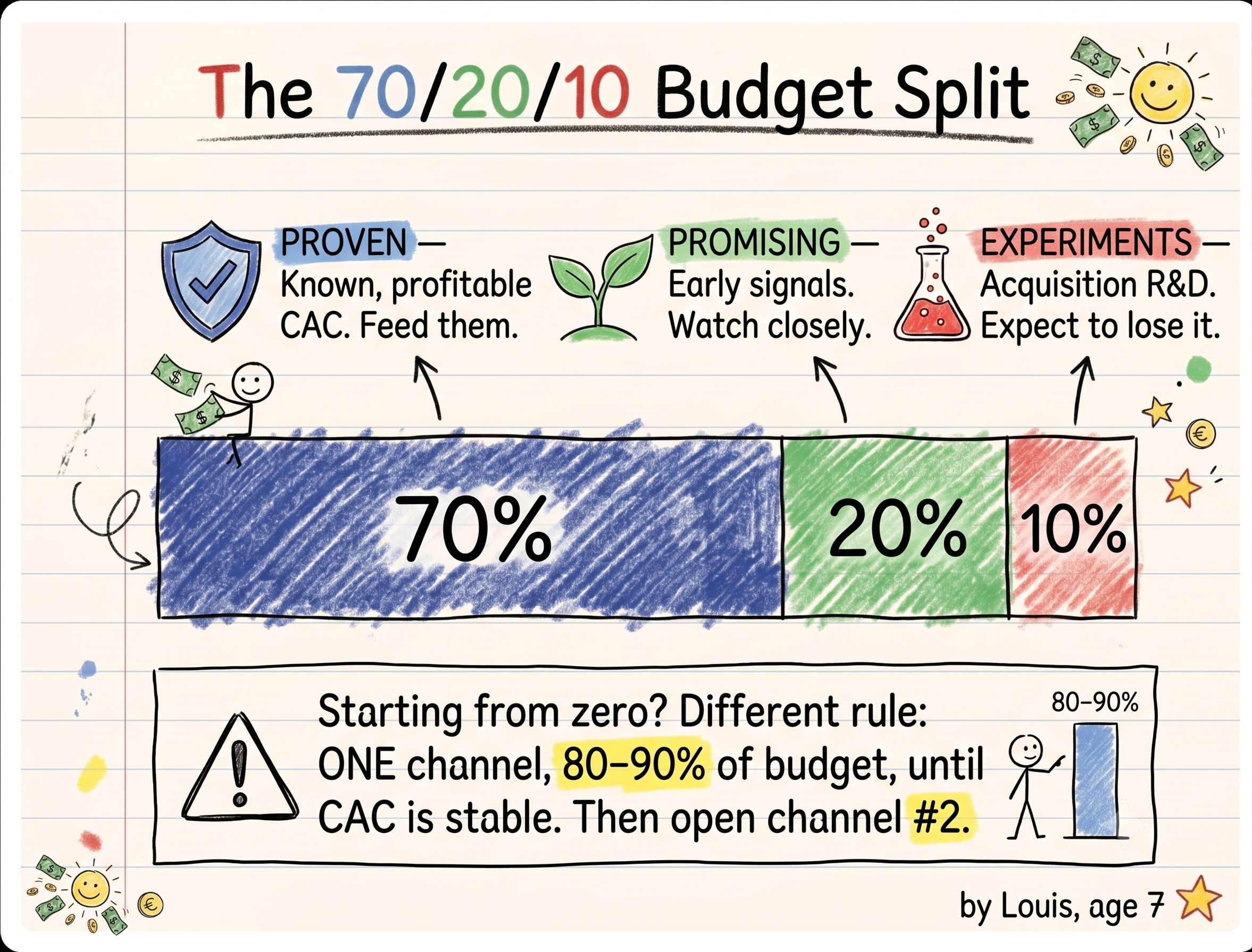 The 70/20/10 budget split